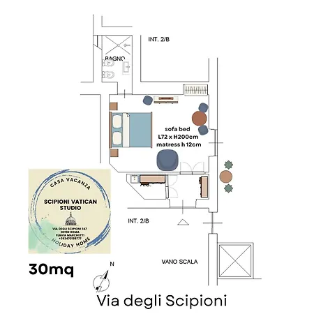 Apartmán Scipioni Vatican Distante 10 Minuti A Piedi Dal Vaticano